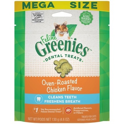 Greenies 貓潔齒餅 - 雞肉味 4.6OZ