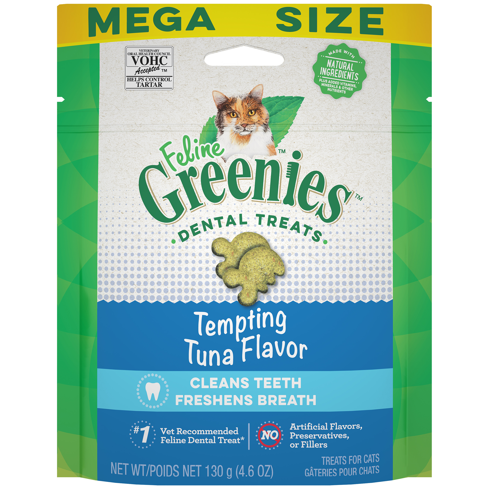 Greenies 貓潔齒餅 - 吞拿魚味 4.6OZ