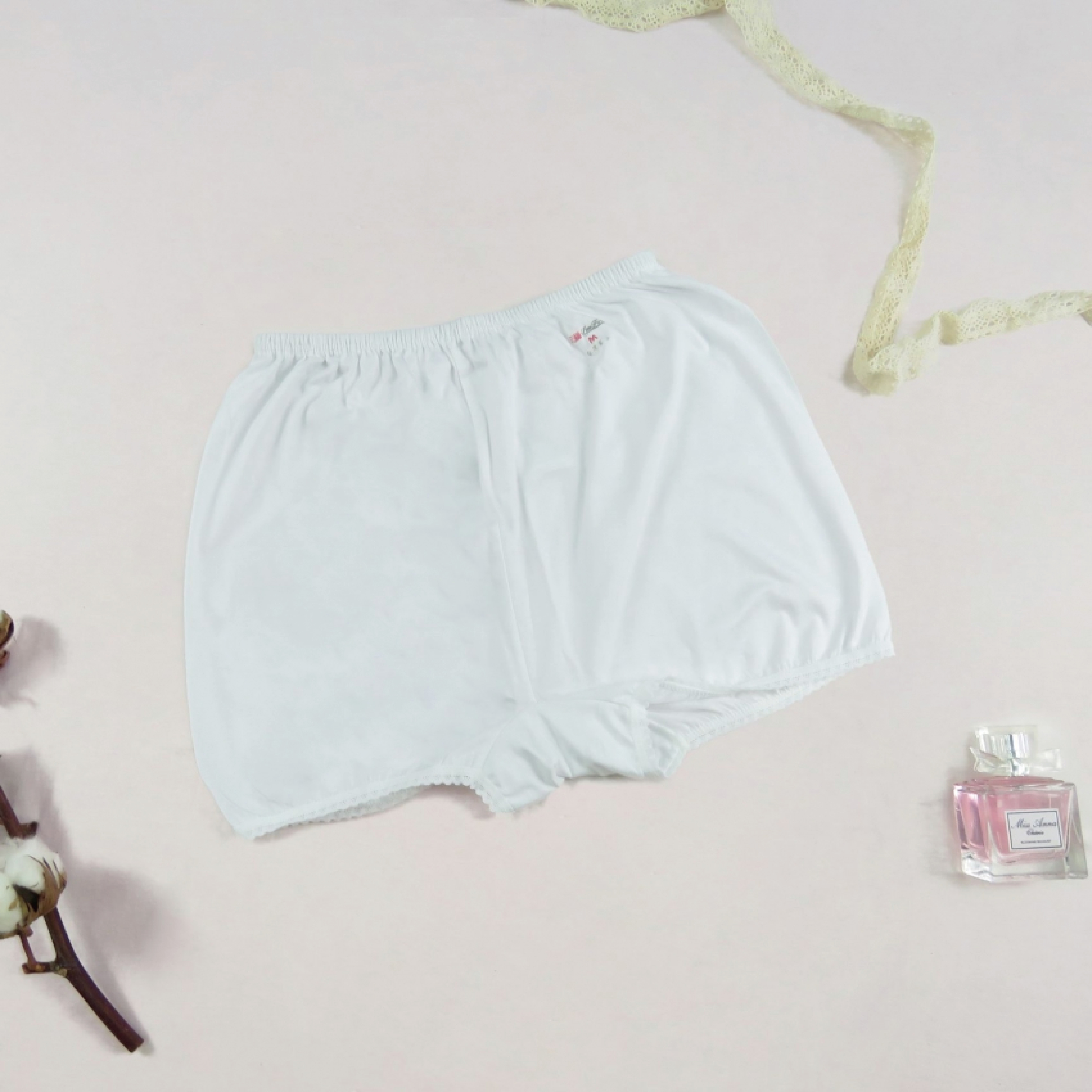 小三福 三福 100純棉女仕素色平口內褲