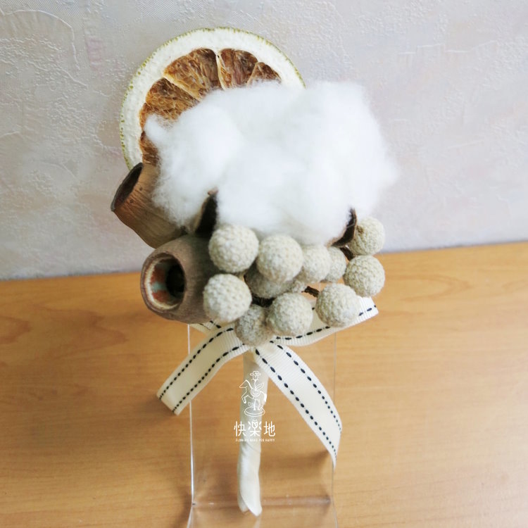 柔雪✵棉花胸花  AF200991