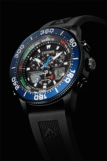 萬年鐘錶 - Citizen 星辰錶  光動能 雙顯示男錶   JR4065-09E  錶徑44MM