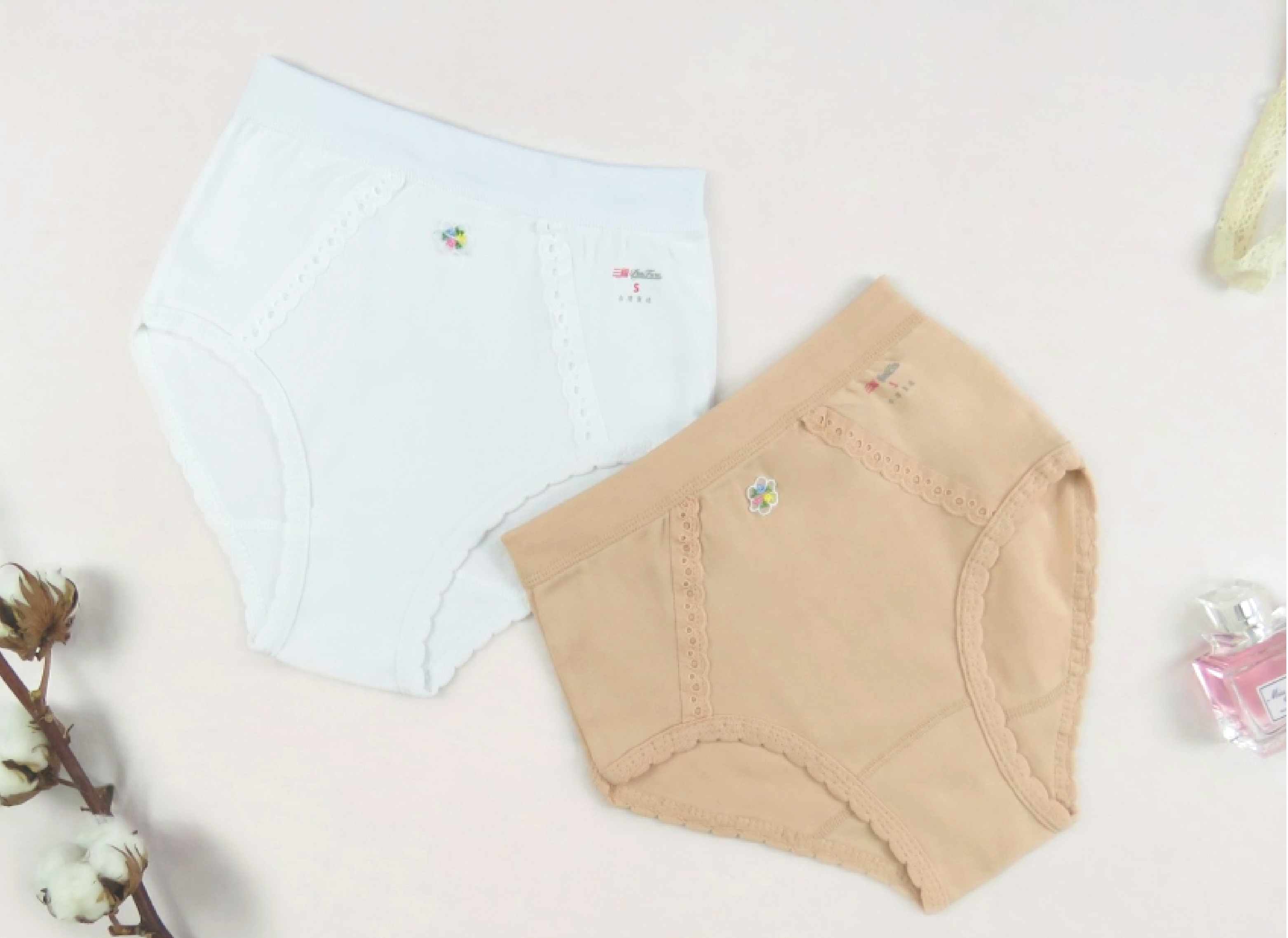 小三福 三福 女仕棉質羅紋三角內褲