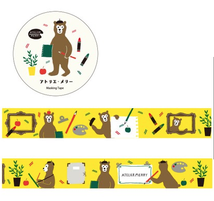 熊熊畫家紙膠帶