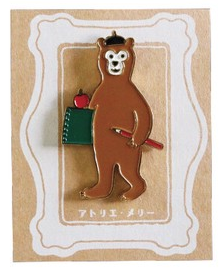 貓咪畫家金屬別針