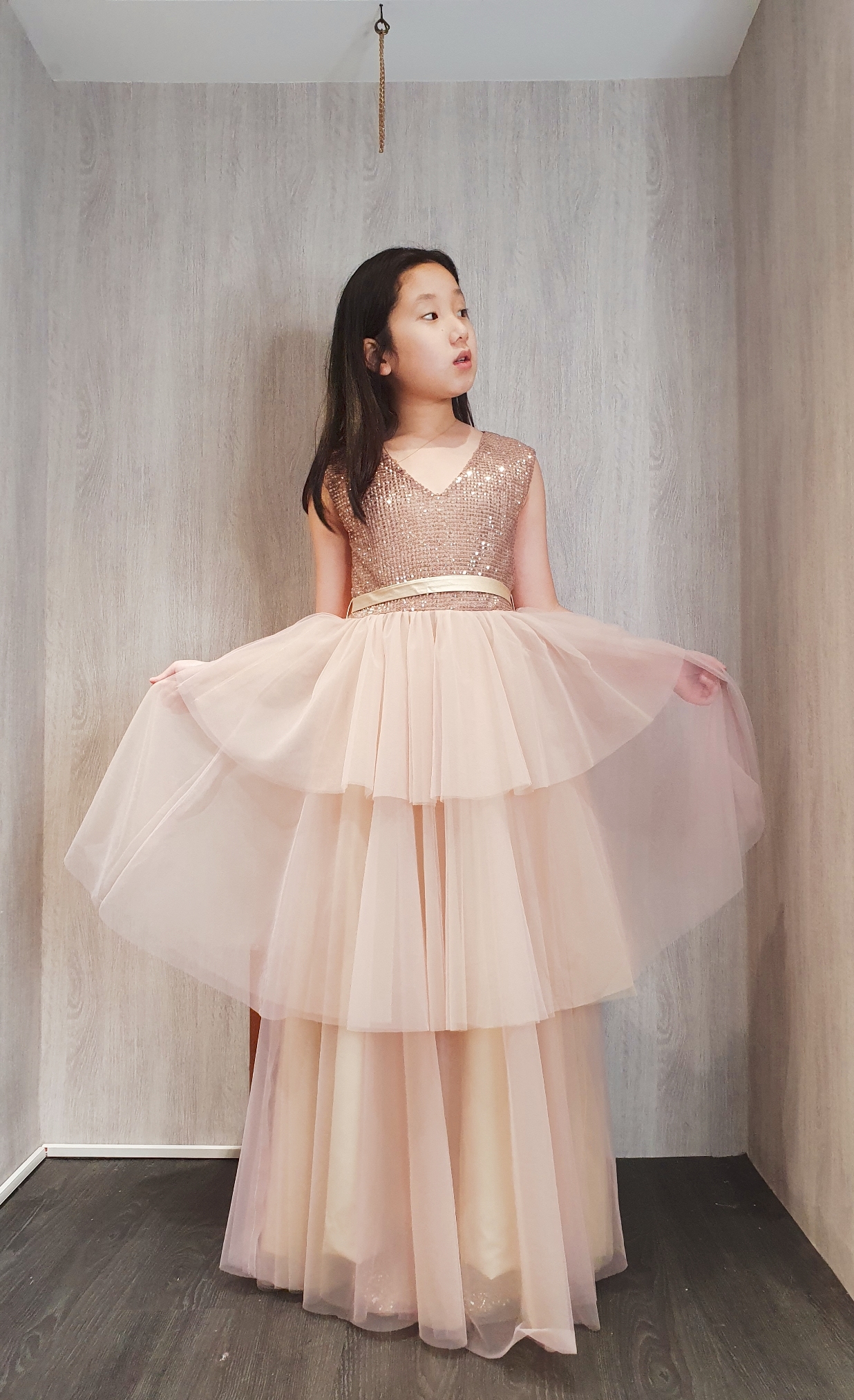 奶茶蛋糕裙禮服