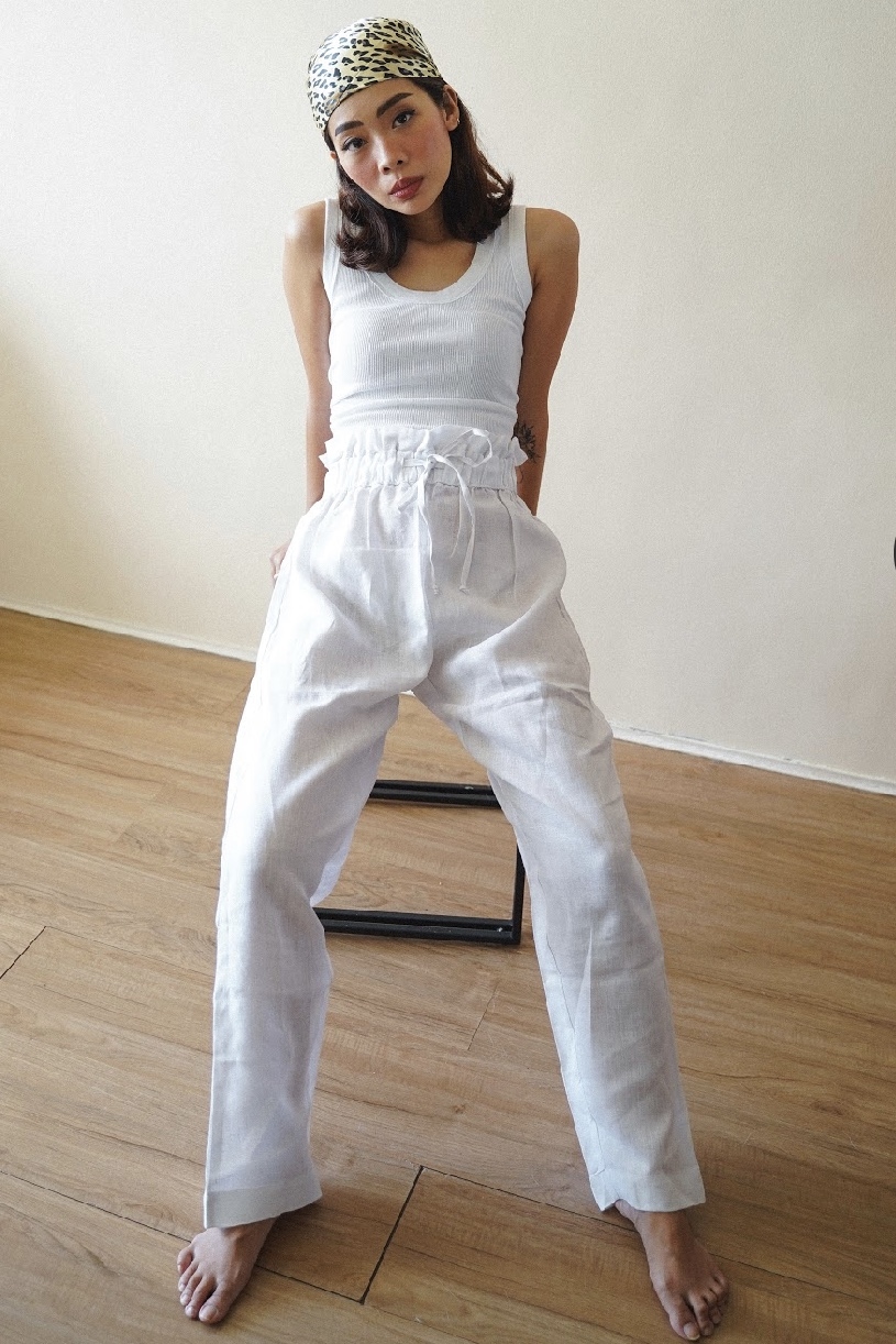 Arisse Pure Linen Pants