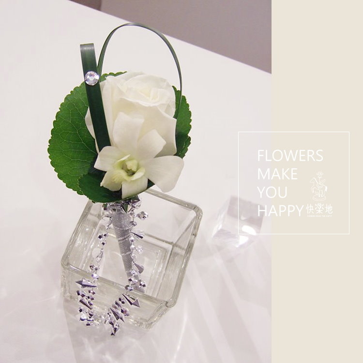 晶璨✵玫瑰花胸花 AF200996