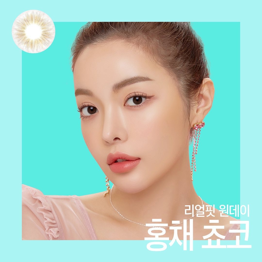 「1+1｣ LENSME Real Fit #Choco 1-day /30p