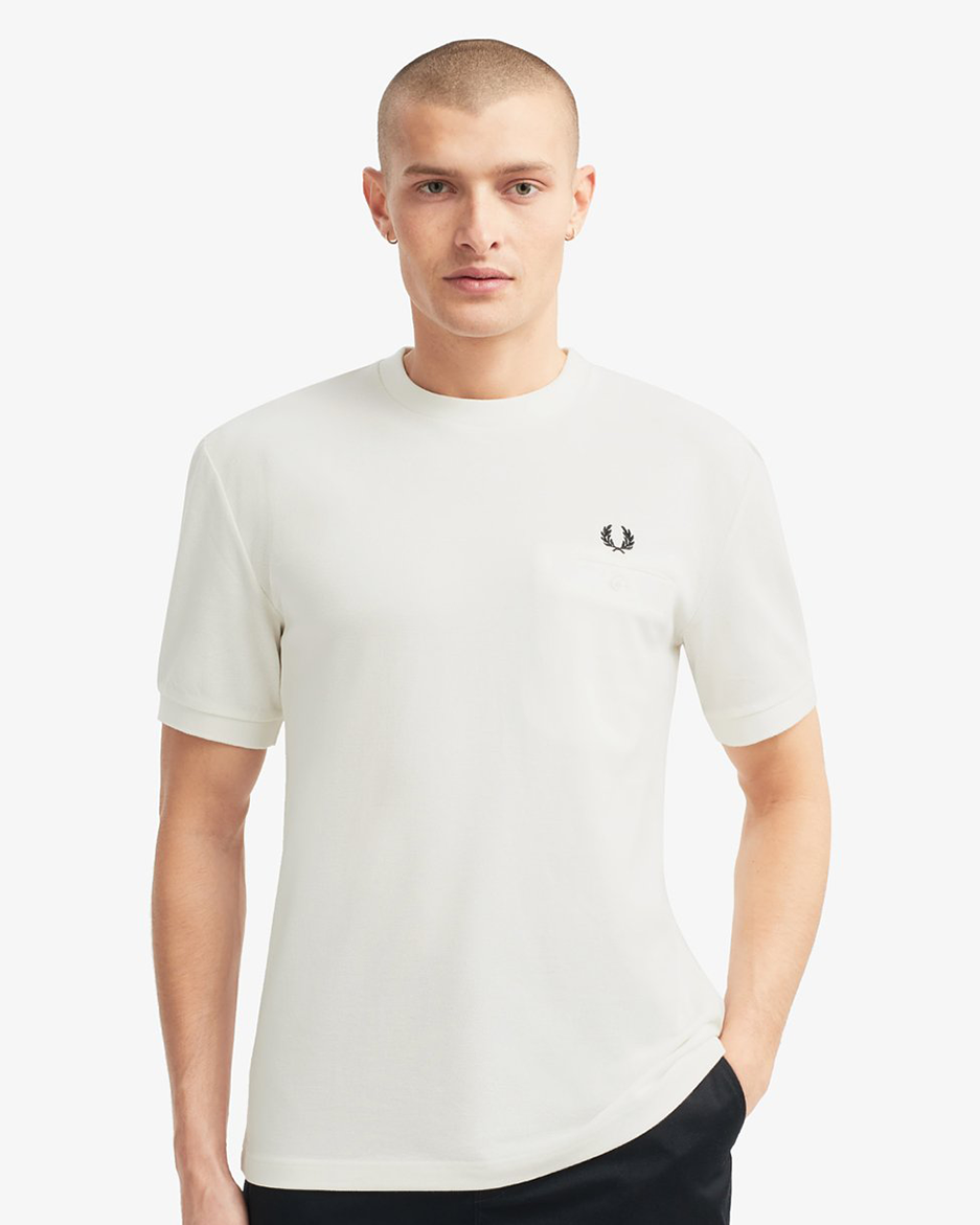 透氣感中磅數素Ｔ恤穿搭,素T推薦,fred perry