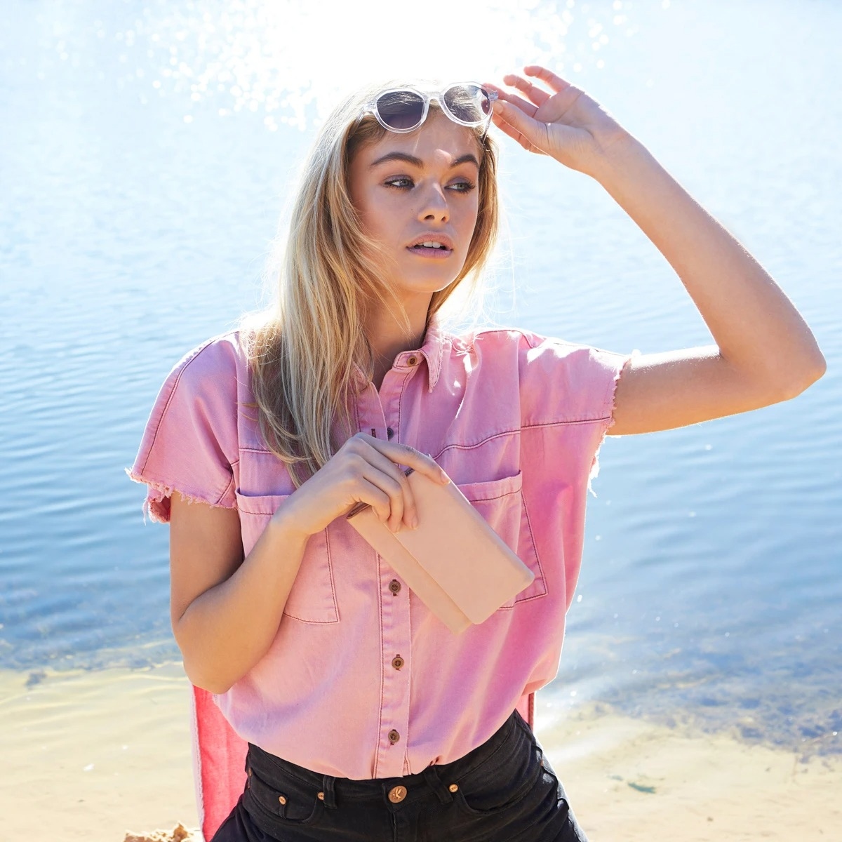 Status Anxiety. | AUDREY 長夾 / 灰粉色