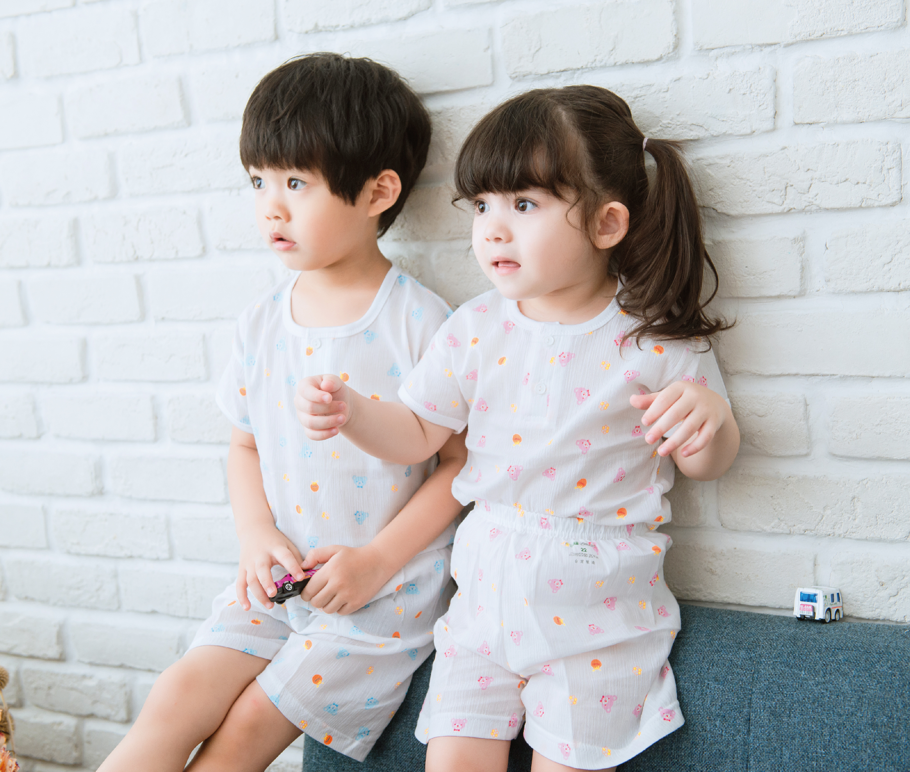 小三福 三福 100%純棉兒童竹紗小短褲