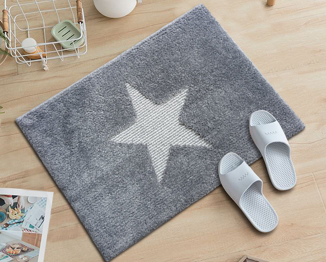 NINO1881蛋糕絨吸水地墊(45x65cm)_晨星灰