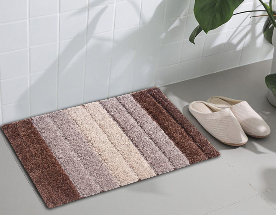 NINO1881雪棉柔漸層色地墊(45x65cm)_摩卡棕