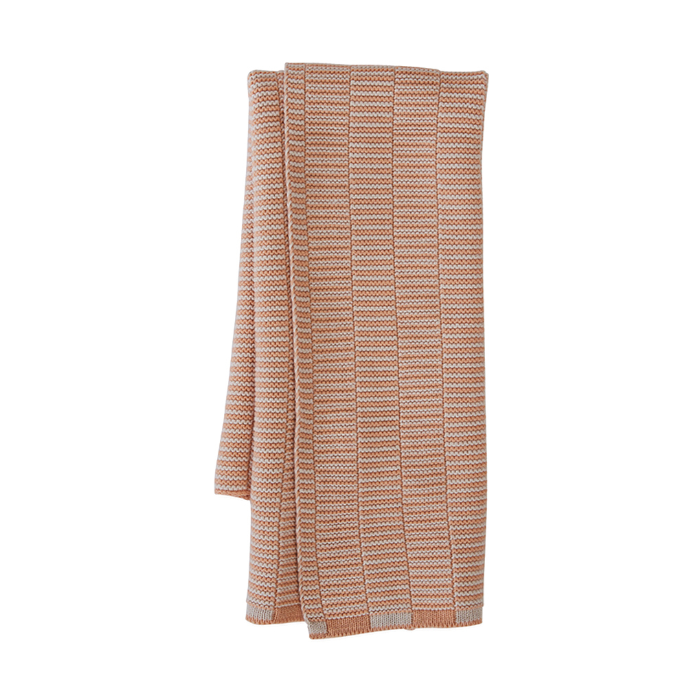 OYOY Stringa 層疊線條萬用巾 / 珊瑚色