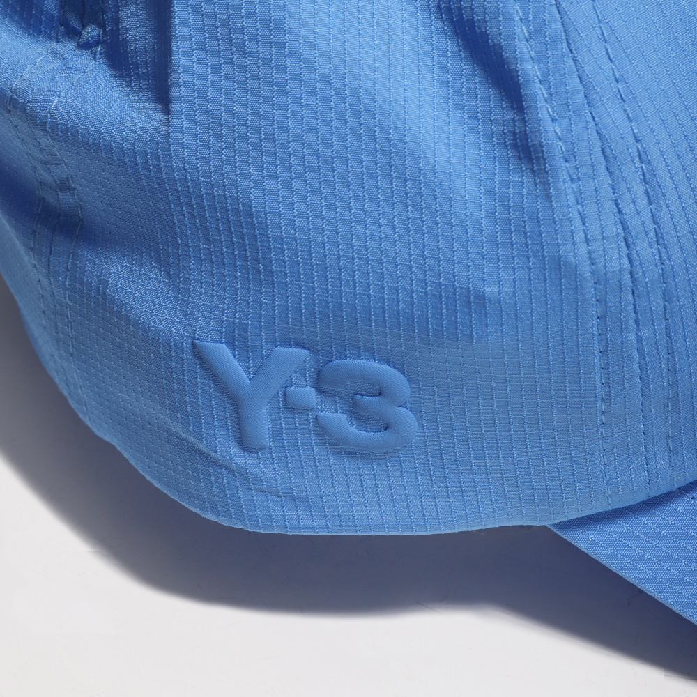 【 Y-3 RIPSTOP CAP 側邊小LOGO老帽 - 粉藍 】