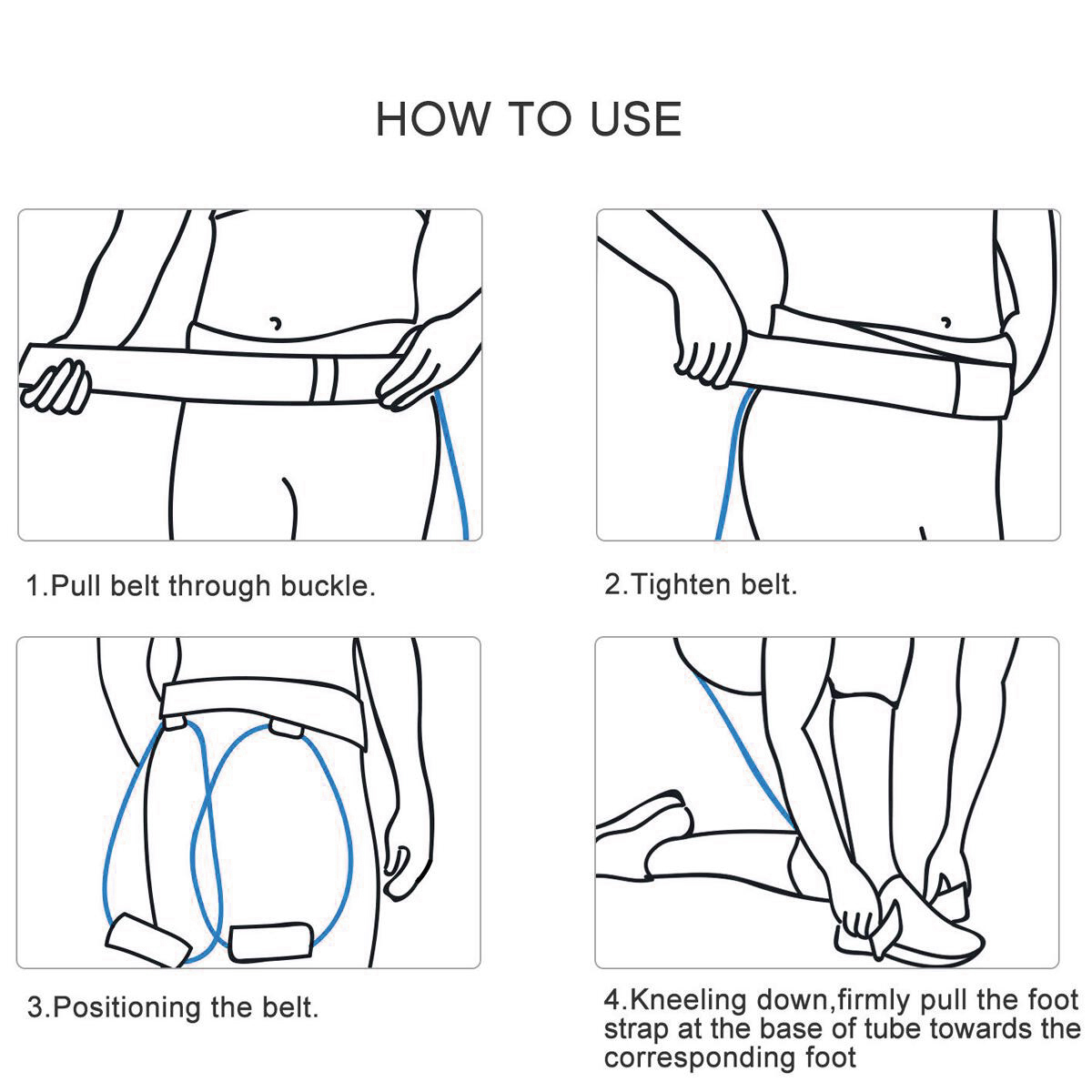 Legs Resistance Bands 腿部彈力訓練帶