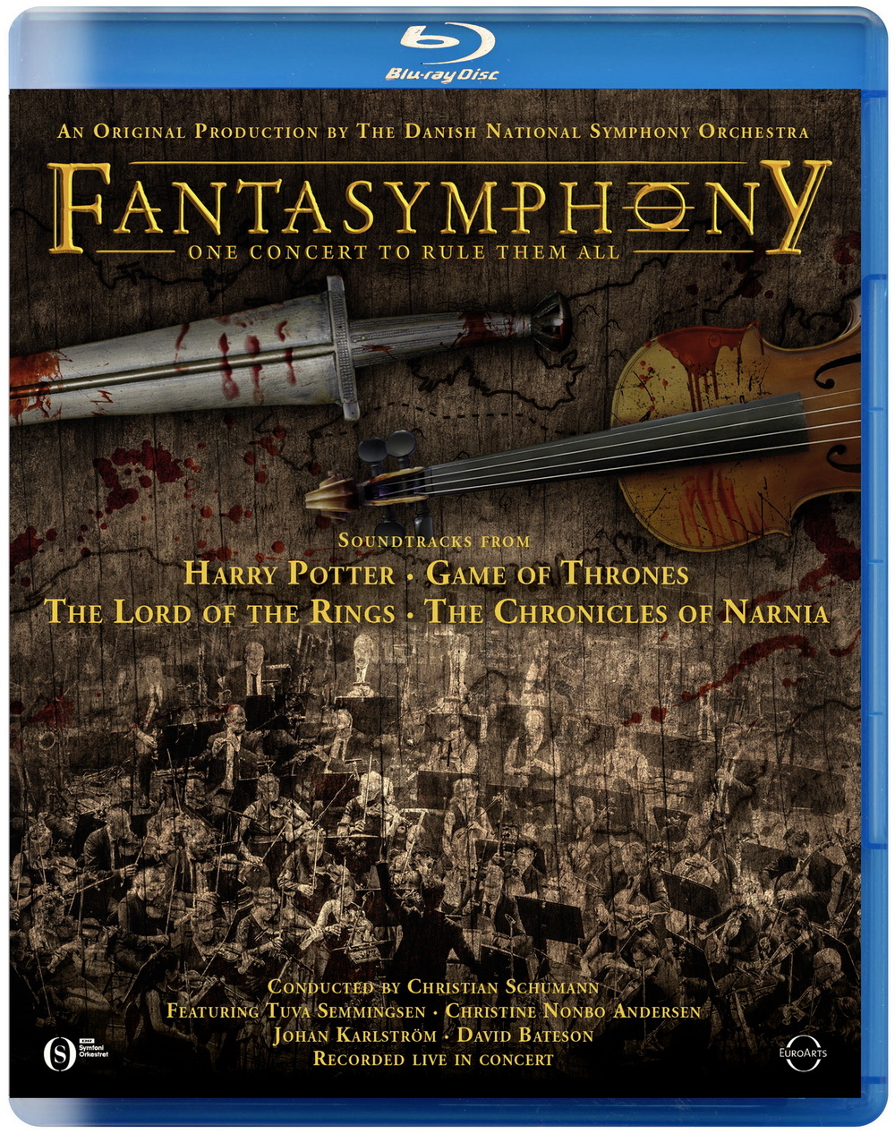 奇幻電影交響音樂會 Blu-ray 藍光 /  克里斯提安‧舒曼〈指揮〉丹麥國立交響樂團、丹麥國立合唱團與丹麥國立青年合唱團