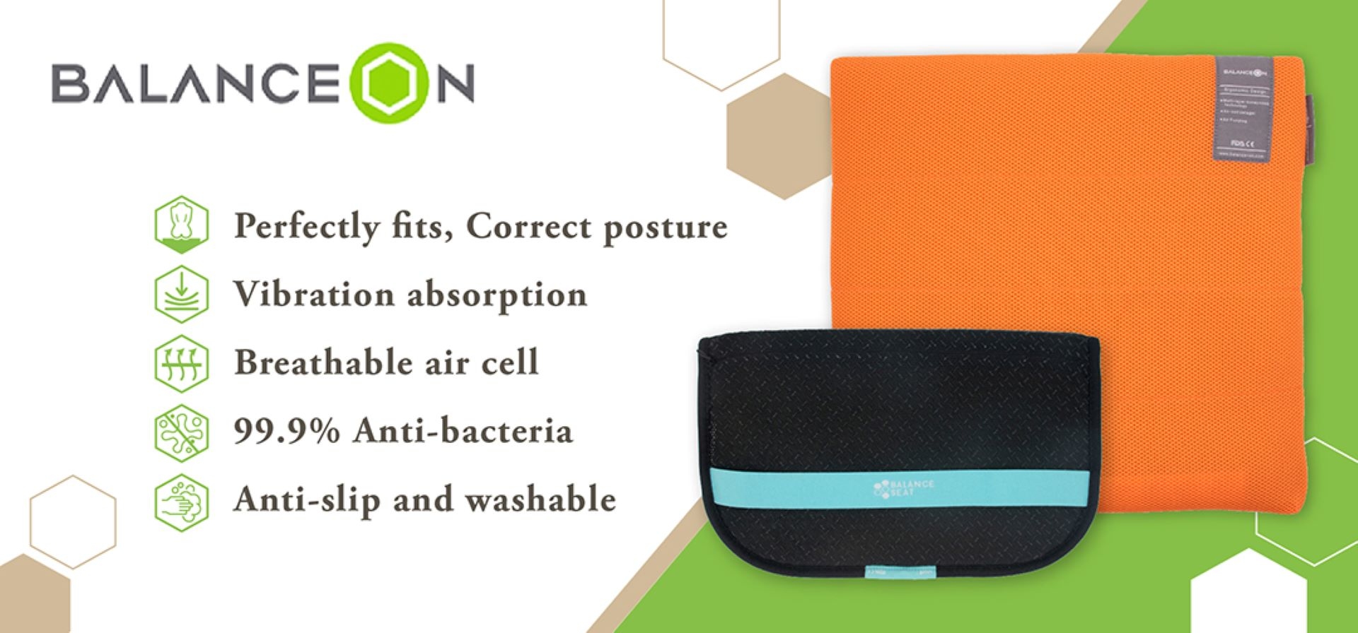 BalanceOn portable & foldable sitting cushion