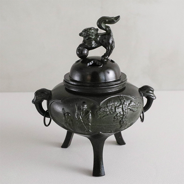 【高岡銅器】釻付住吉 香爐