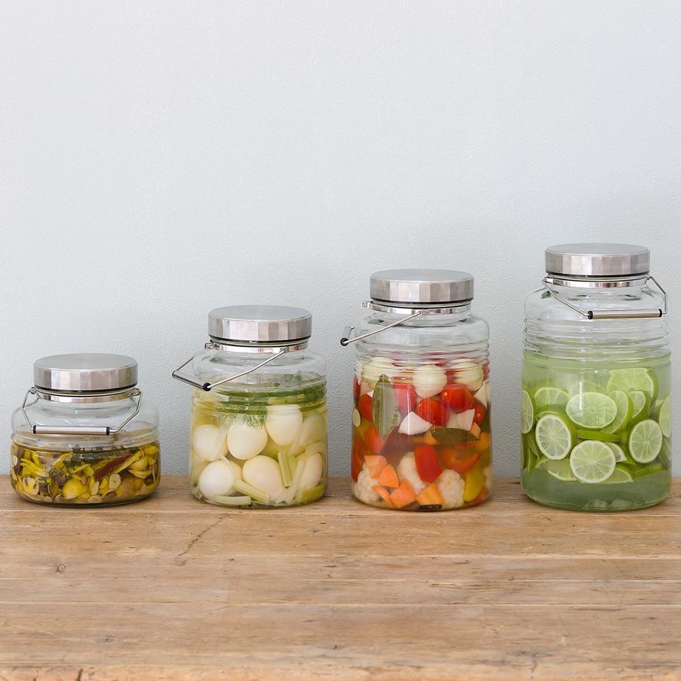 ADERIA 金屬蓋梅酒罐 玻璃罐5個尺寸/單入盒裝