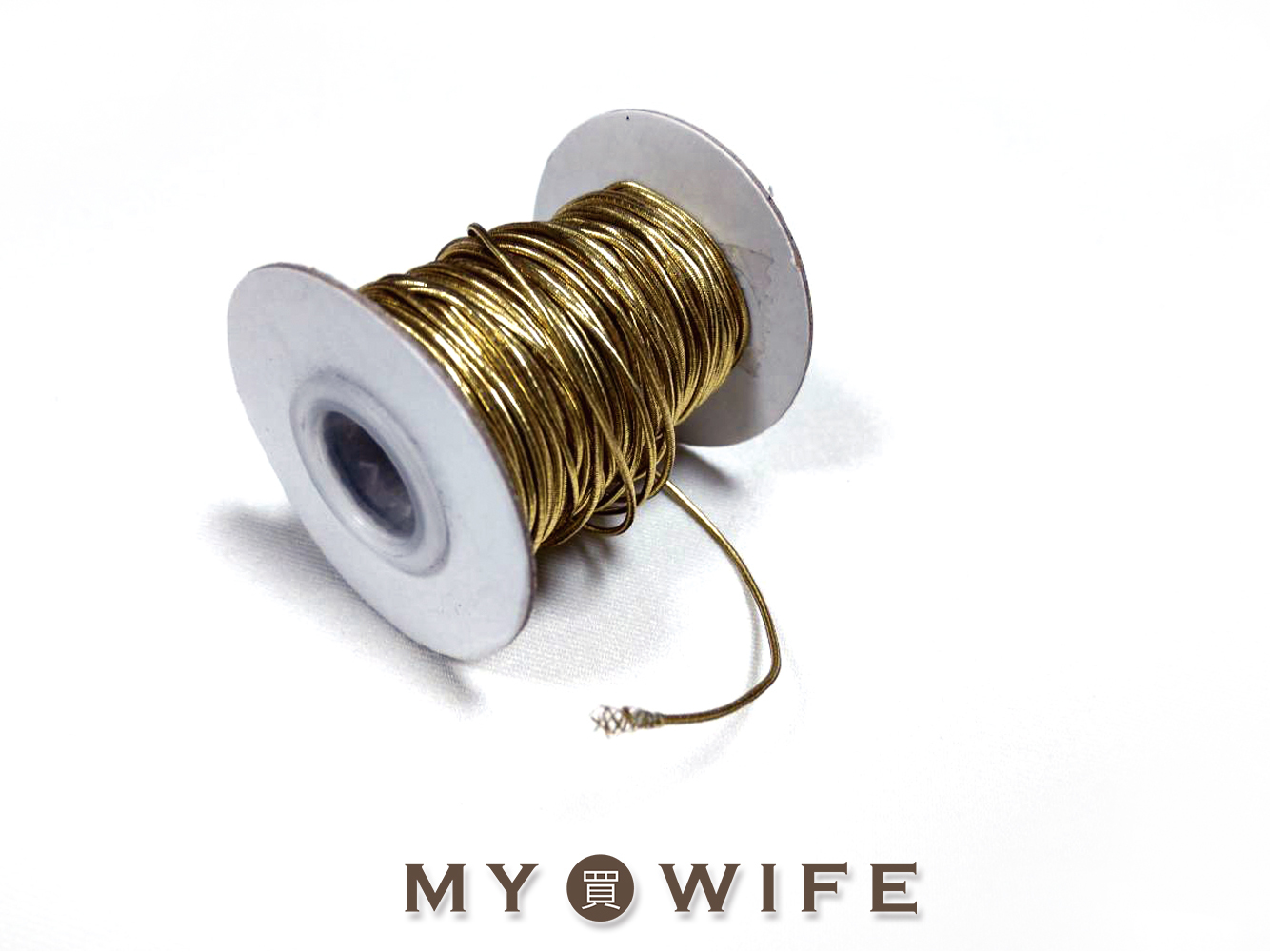 1mm/1.5mm金蔥彈性繩_10碼