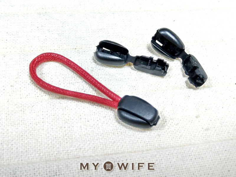 塑膠繩尾夾_拉尾扣/拉尾夾_黑色(4入裝)