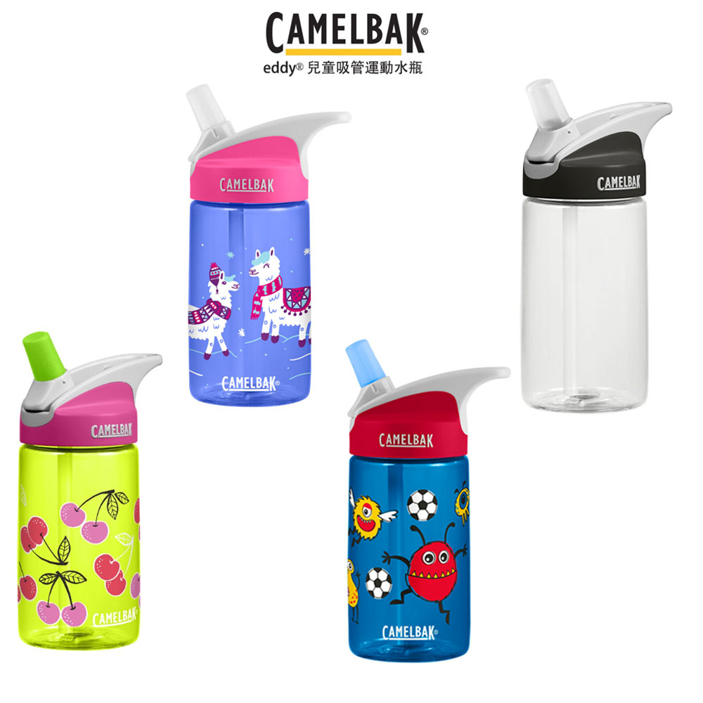 【CAMELBAK】 400ml eddy 兒童吸管運動水瓶  溜冰派對 / 嘻哈雪怪  多款可選