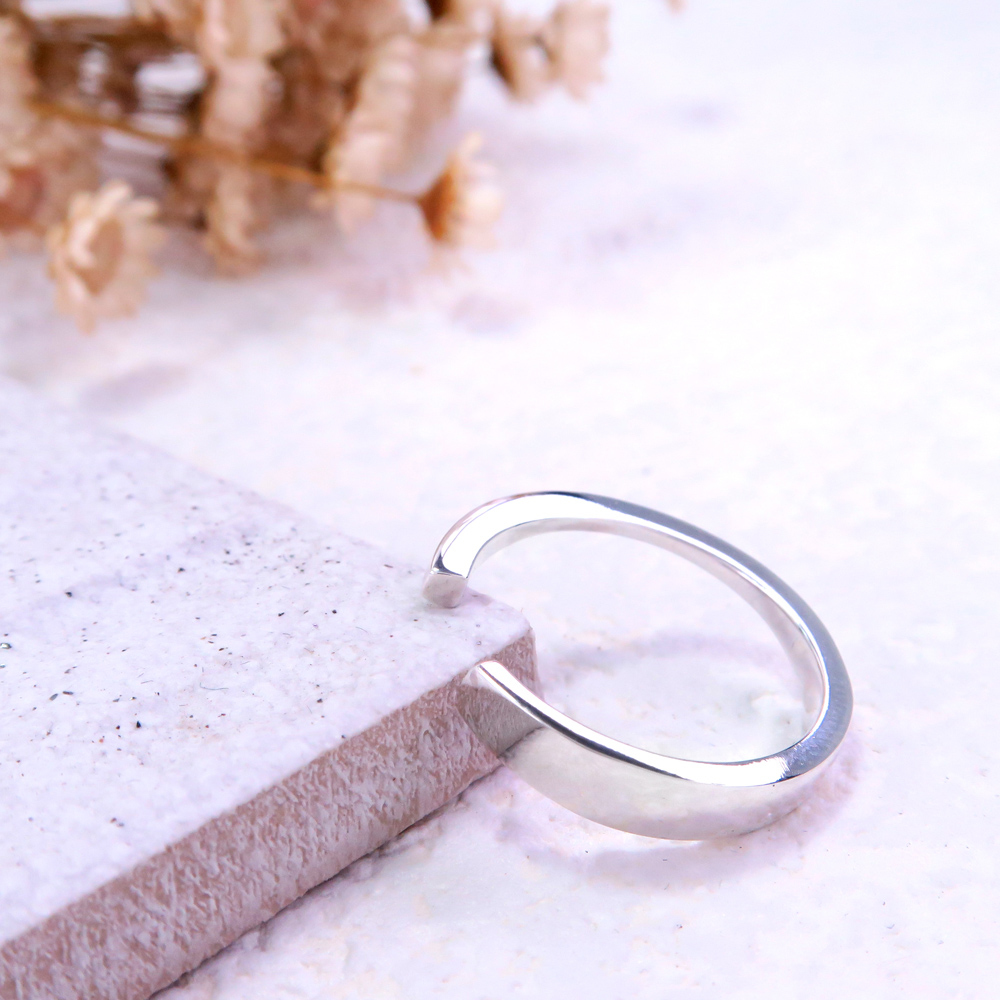 戒指 光之迴圈 925純銀戒指