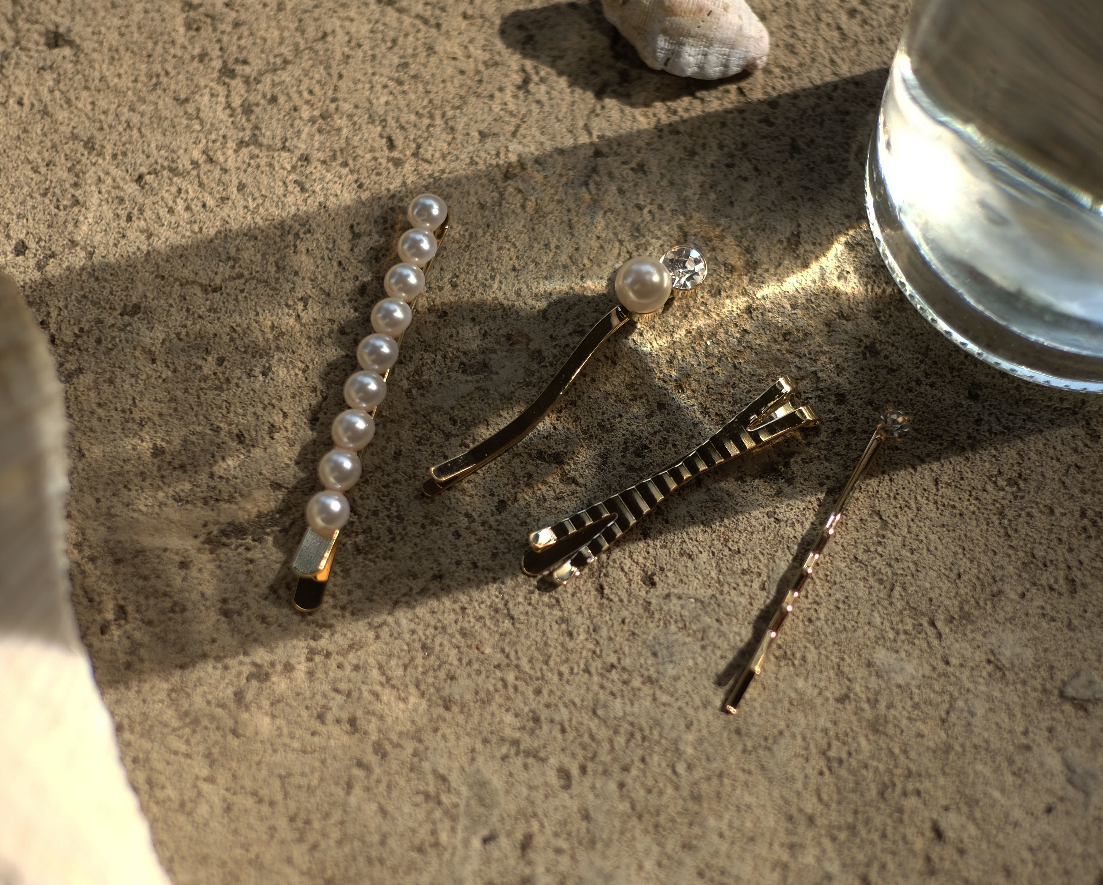 珍珠髮夾四入組(現貨)