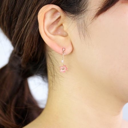 日本制 櫻花耳環 (防敏感)