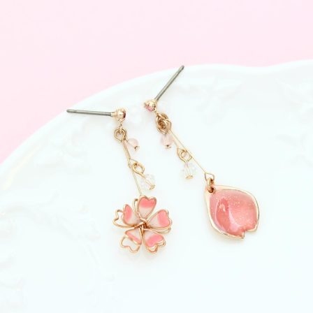 日本制 櫻花耳環 (防敏感)