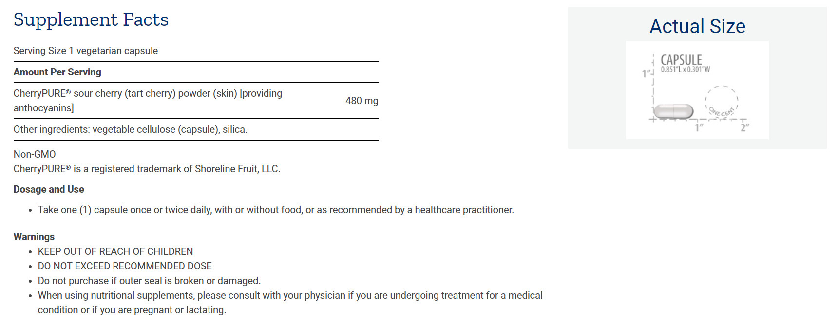 [預購] Life Extension 專利酸櫻桃 480毫克 60粒 素食 Tart Cherry