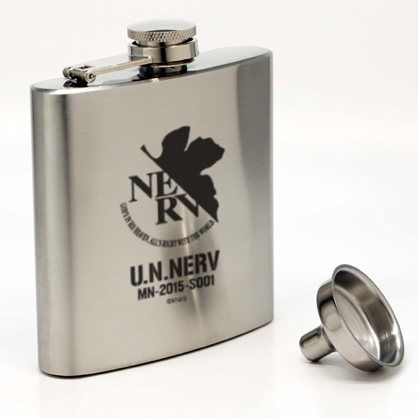 EVA 新世紀福音戰士 NERV 全新隨身威士忌酒瓶