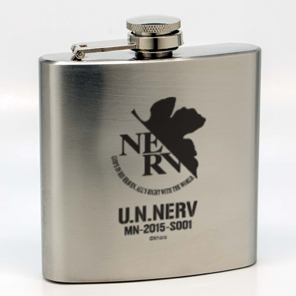 EVA 新世紀福音戰士 NERV 全新隨身威士忌酒瓶