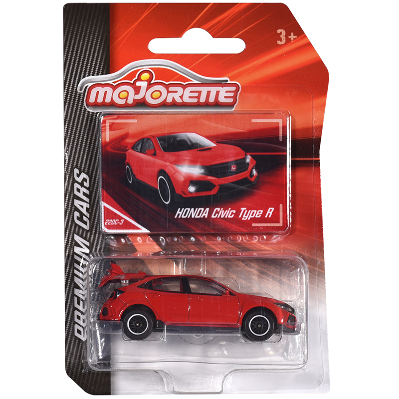 Majorette 美捷輪小汽車-Honda Civic Type R 王子紅