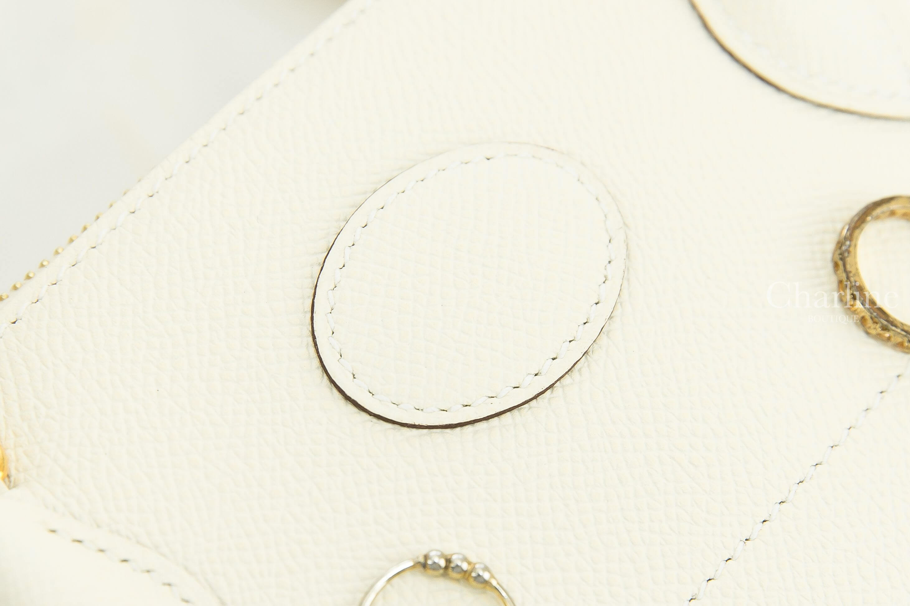 Hermès Bolide 27cm I2 Nata Veau Epsom 奶油白金釦手提肩背包