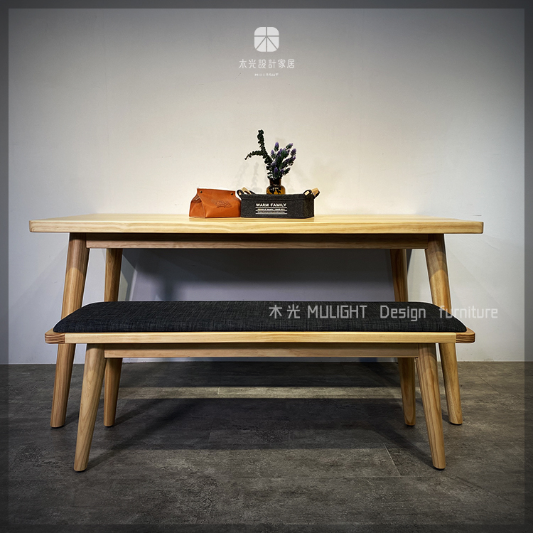 台灣製 -Finn北歐松木全實木餐桌|可訂製