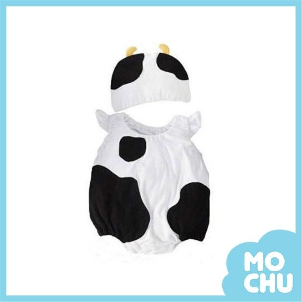 黑白小乳牛包屁衣