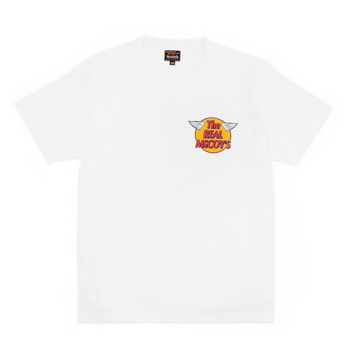 The Real McCoy's - Logo Tee S/S (White)