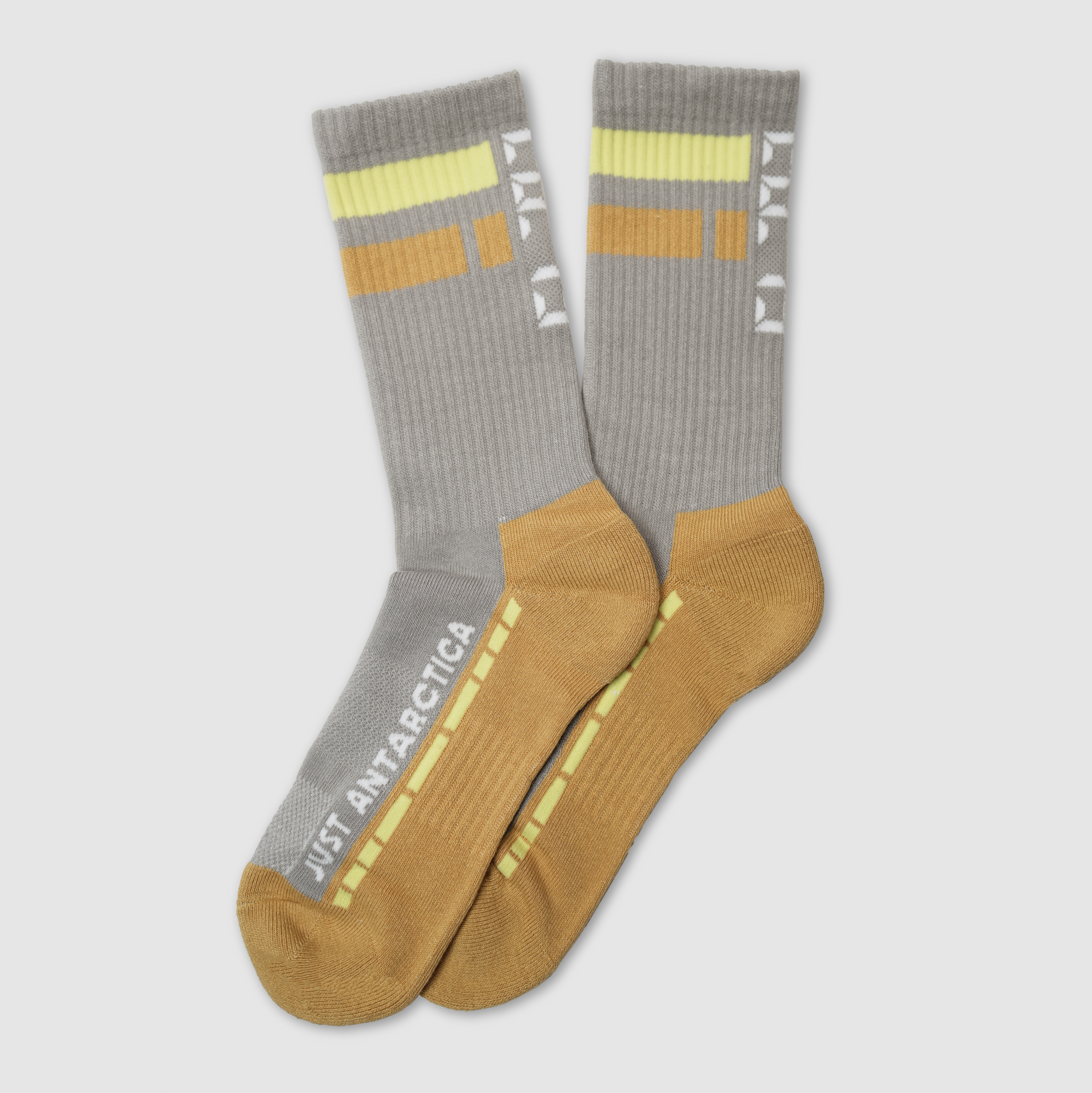 【 JUST ANTARCTICA 20.75】沙色提花襪