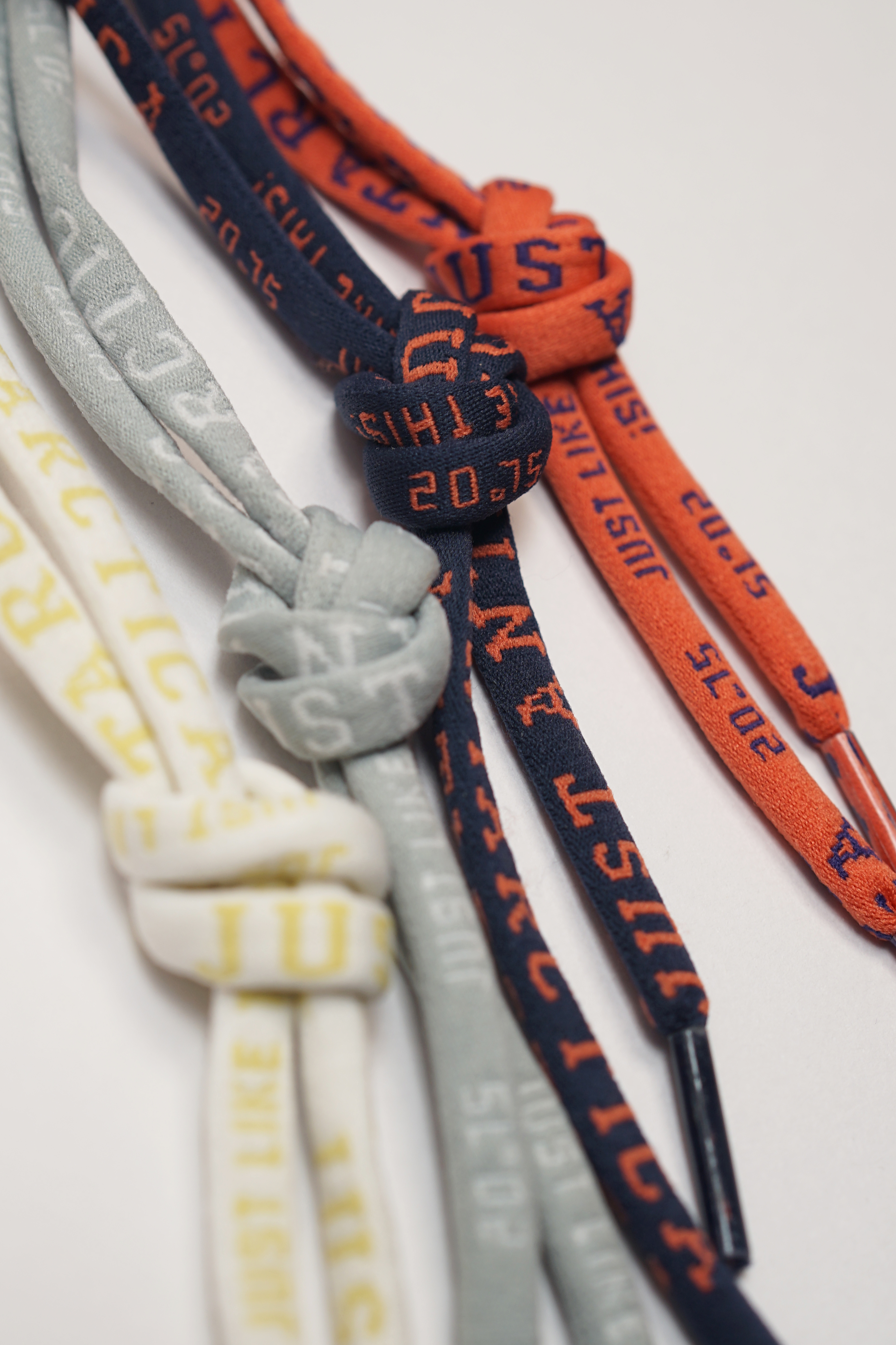 【 JUST ANTARCTICA 20.75】粉藍色鞋帶