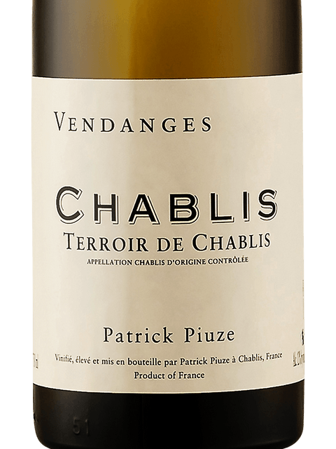 Patrick Piuze Chablis Terroir de Chablis 2021 - 6 Bottle Pack
