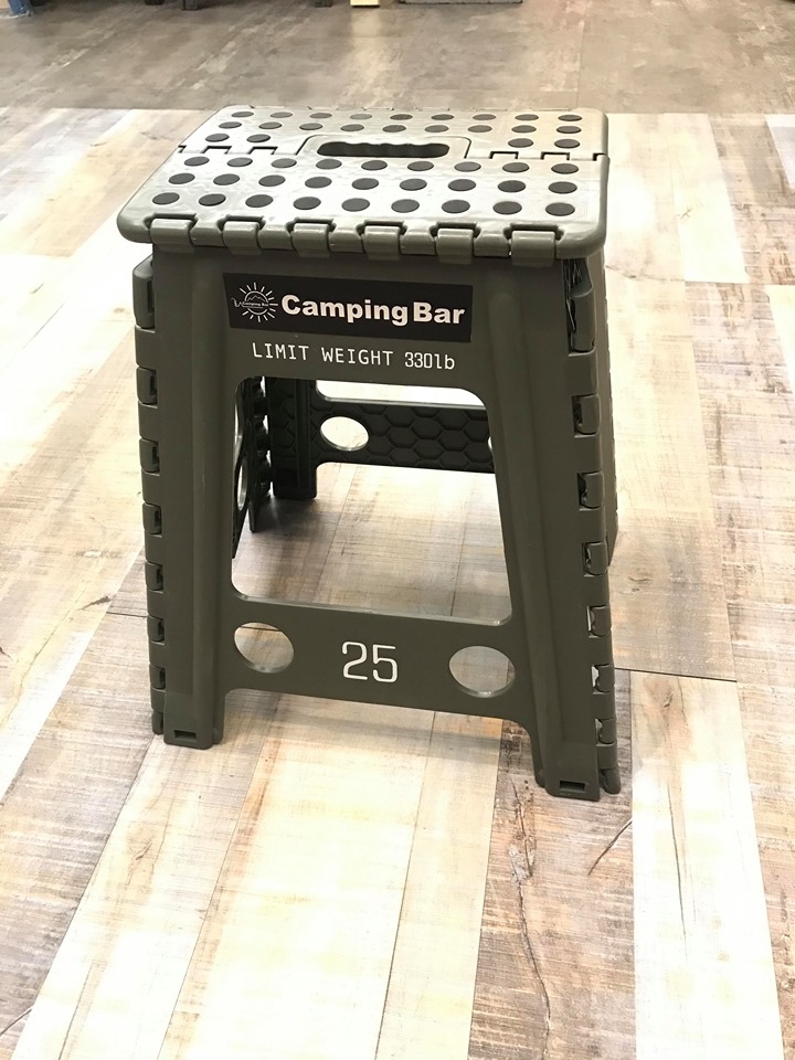 Camping Bar風格選物｜工業風折凳（買一送一）45cm高