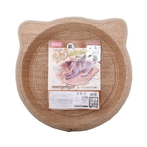 日本Marukan-貓臉麻製磨爪墊(CT-401)