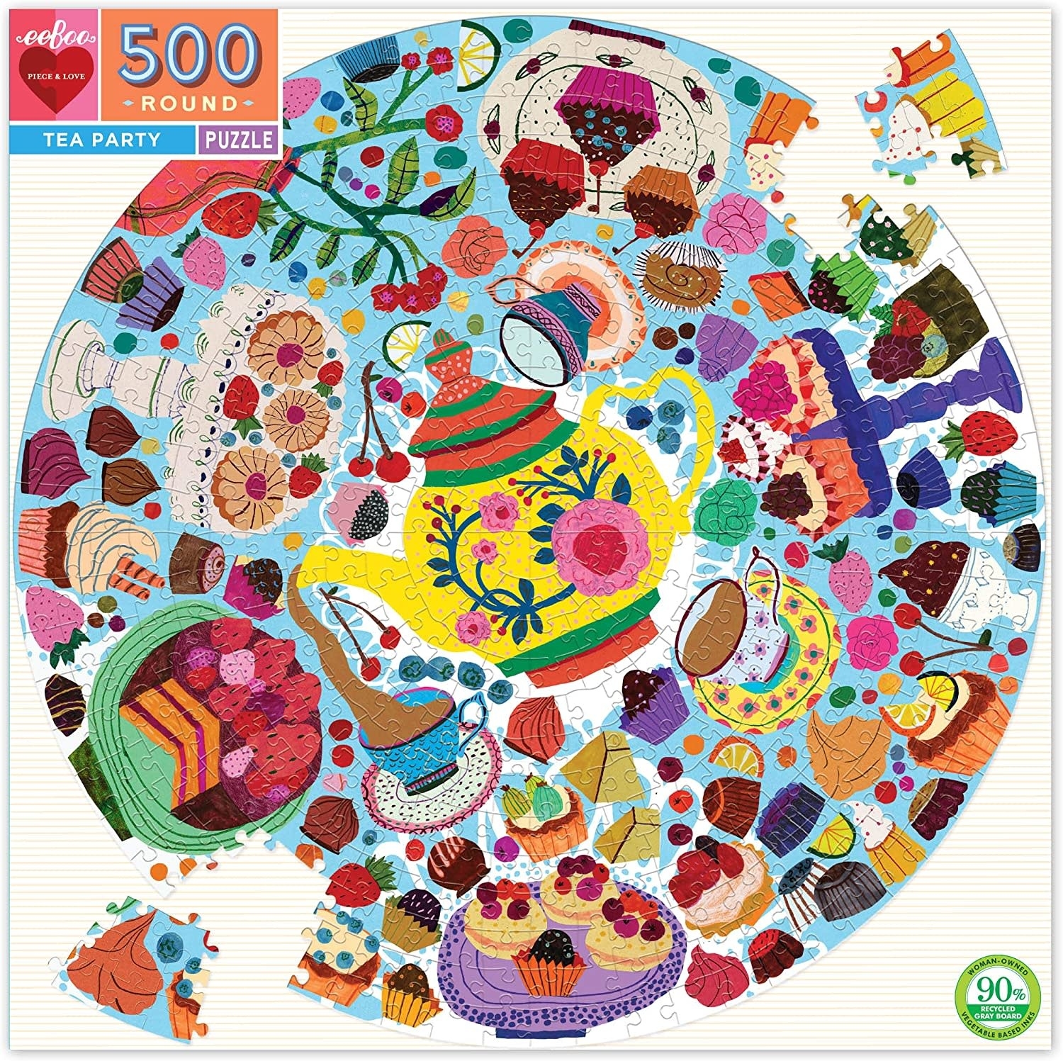 【EEBOO】下午茶派對 500片拼圖