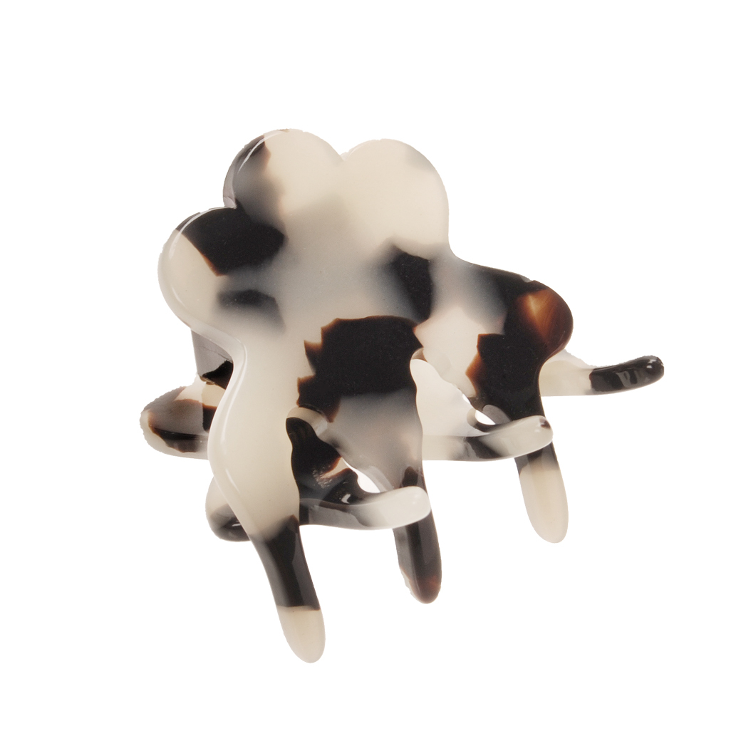 FRANCE LUXE 迷你貝殼造型抓夾〈象牙琥珀〉