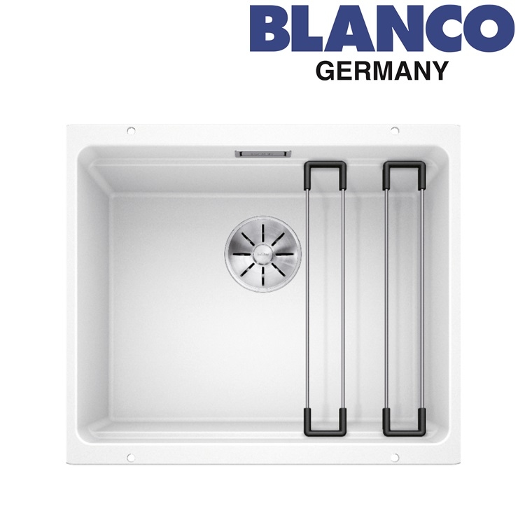 Blanco "Etagon 500-U" 522231 Undermount Granite composite kitchen sink with Waste Kit (White)