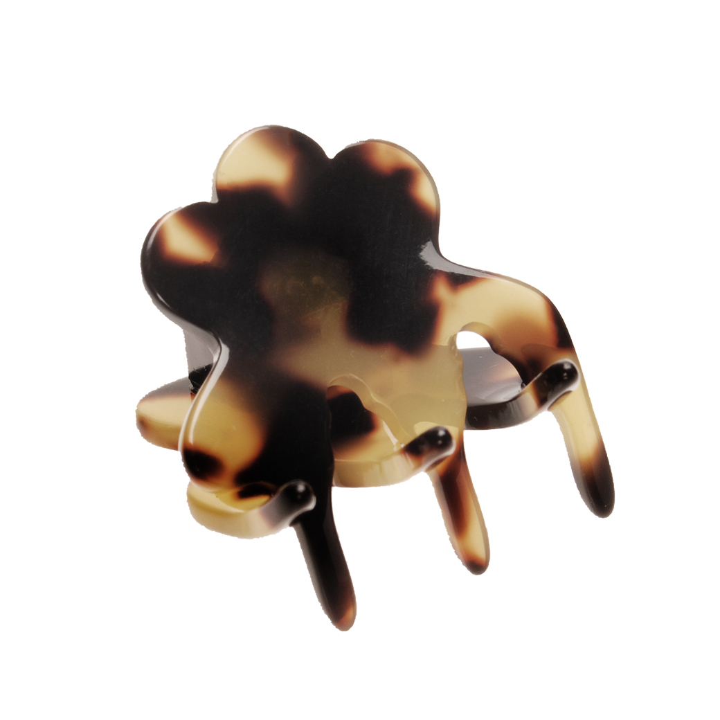 FRANCE LUXE 迷你貝殼造型抓夾〈琥珀色〉