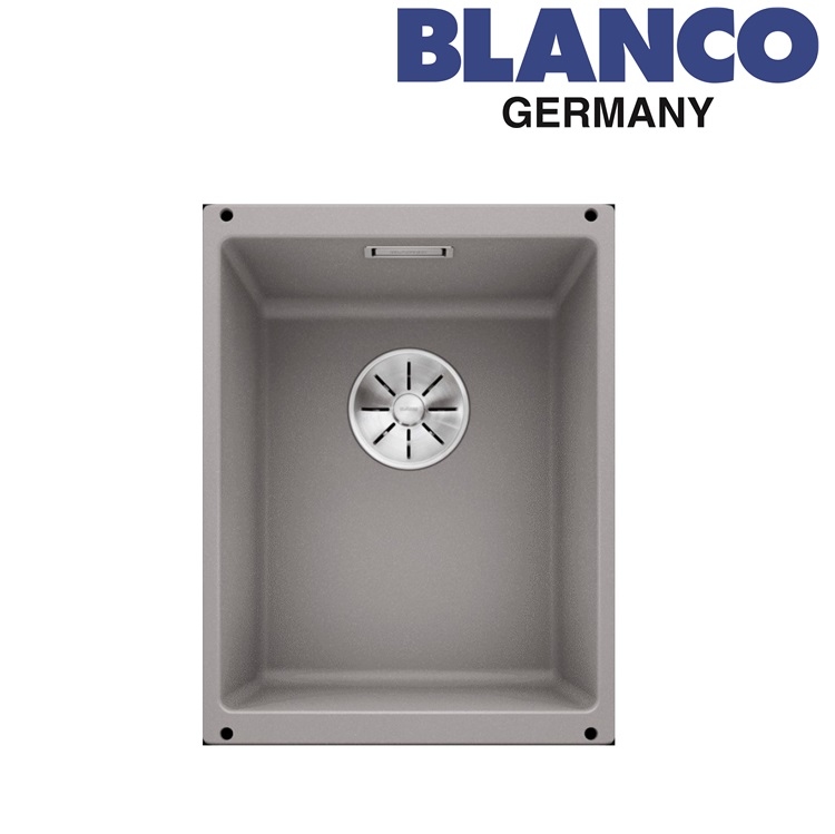 Blanco "Subline 320-U" 523408 Undermount Granite composite kitchen sink with Waste Kit (Alu metallic)