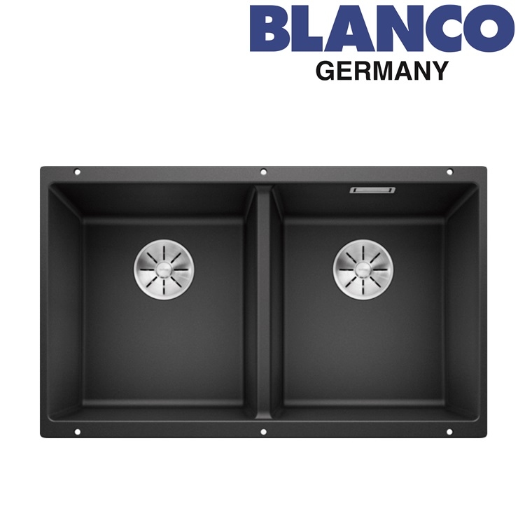 Blanco "Subline 350/350-U" 523574 Undermount Granite composite kitchen sink with Waste Kit (Anthracite)